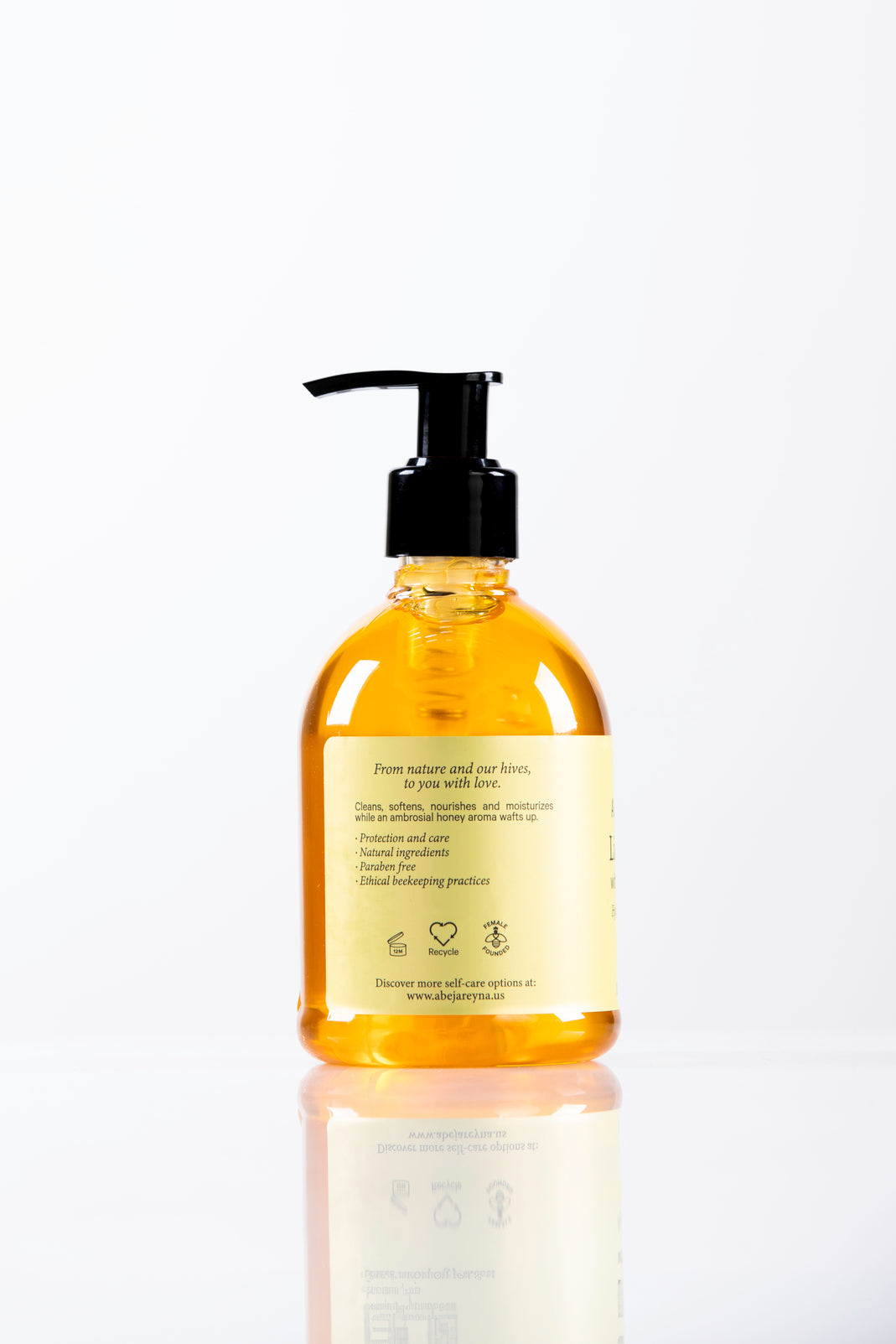 Liquid Soap with Organic Honey – Gentle Cleansing & Hydrating (250ml)